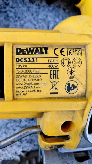 Dewalt DCS331 Акумулаторен прободен трион (Зеге)