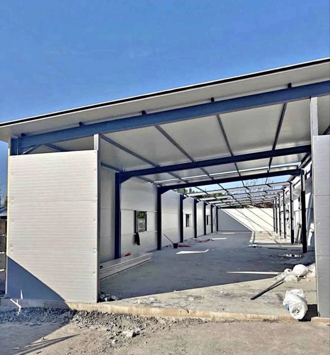 Vând stâlpi si ferme pentru hala structura metalică 10x20x4
