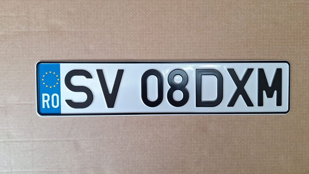 Placute auto numere auto personalizate ornamentale