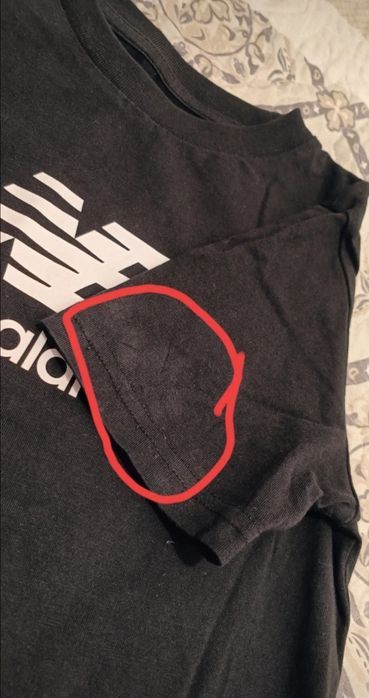 Tricou negru New balance , măsura  S