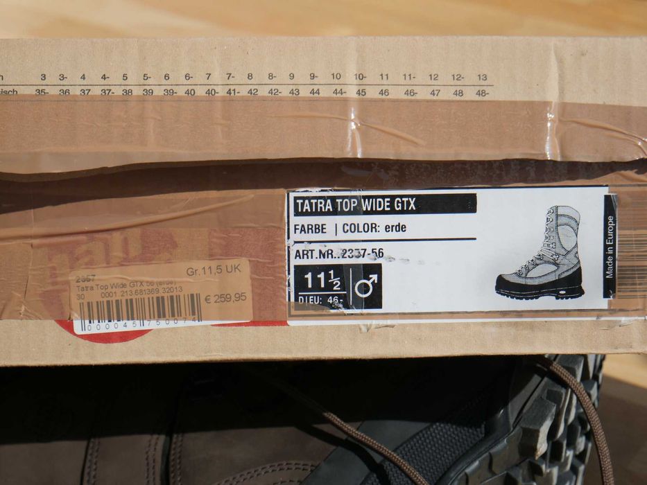 туристически/ловни обувки tatra top wide gtx