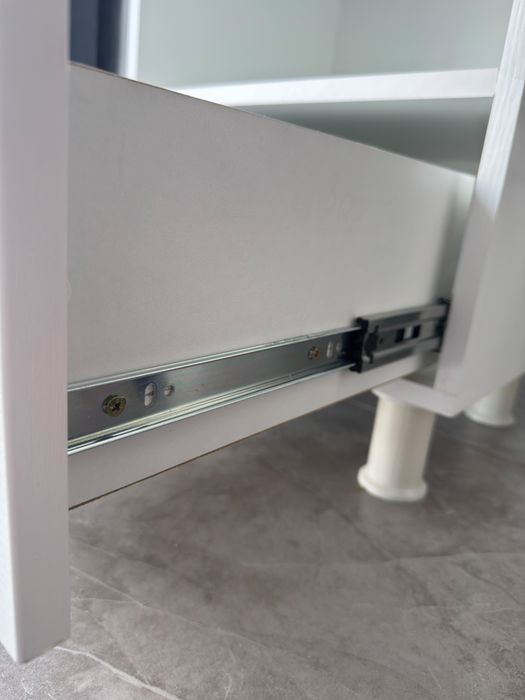 Set 2 noptiere albe - Moderne