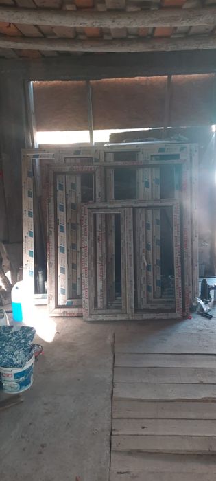 Пластиковые окна , без стекла