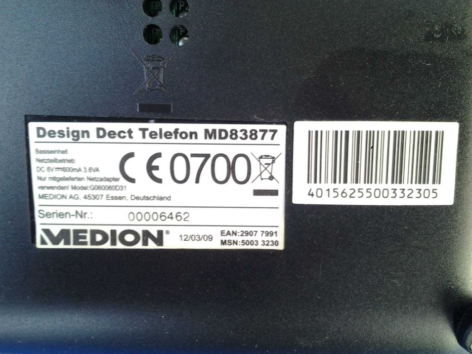 ***Medion Dect - telefon fix portabil