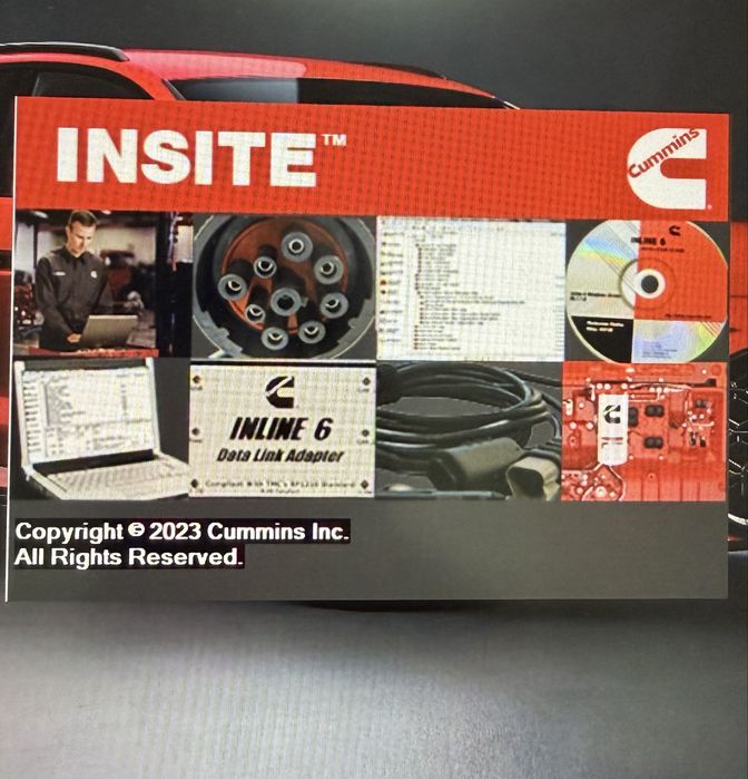 Tester/Diagnoza Dedicata Cummins/Komatsu cu inline 6 Cummins Insite 8.9 & Calterm 4.7 in Engleza