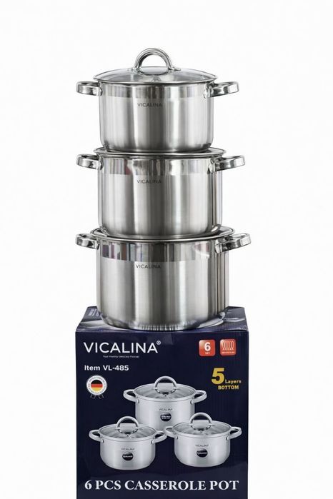 Кастрюли, набор кастрюли Vicalina