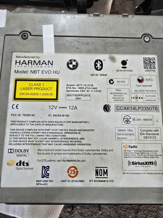 Harman/kardon NBT evo  bmw f32