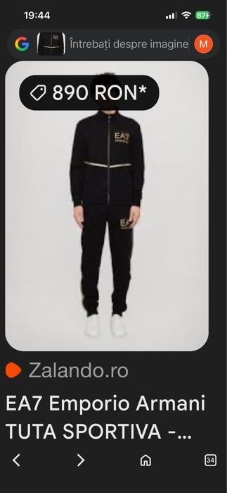 Trening ARMANI , Nou, Original