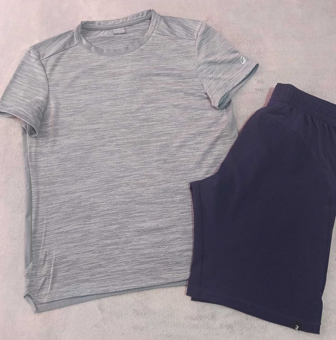 Дрехи за момче, тениска, шорти Kipsta в идеално състояние