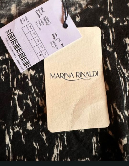 Pulover premium Marina Rinaldi lana virgina 100% L nou eticheta