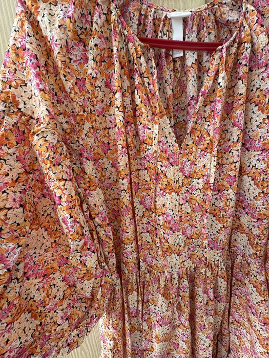 Дамска миди флорална рокля H&M нова