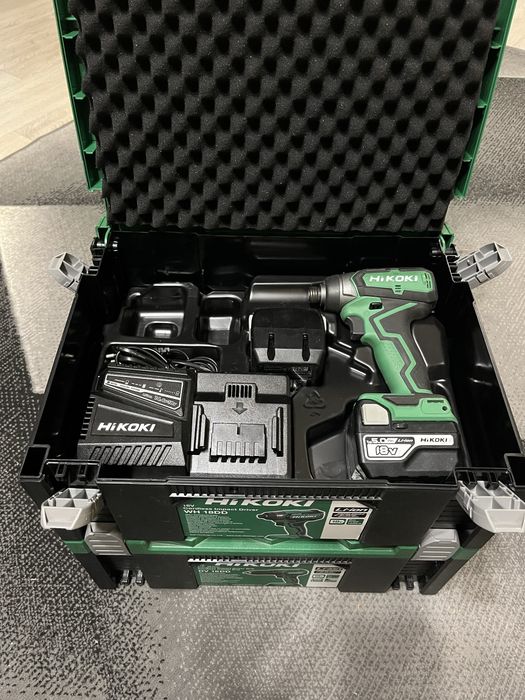Filetanta ,2 acumulatori + masina de insurubat cu impact HiKOKI WH18DD
