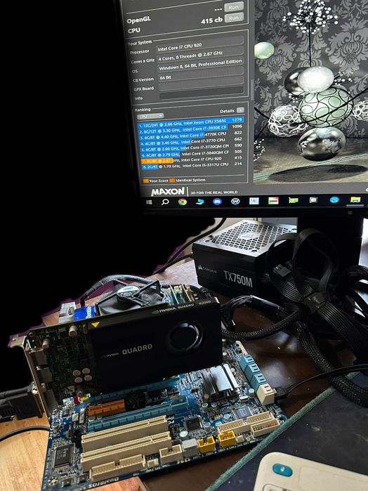 Kit i7 920 Placa de baza X58 Gigabyte EX58-UD3R