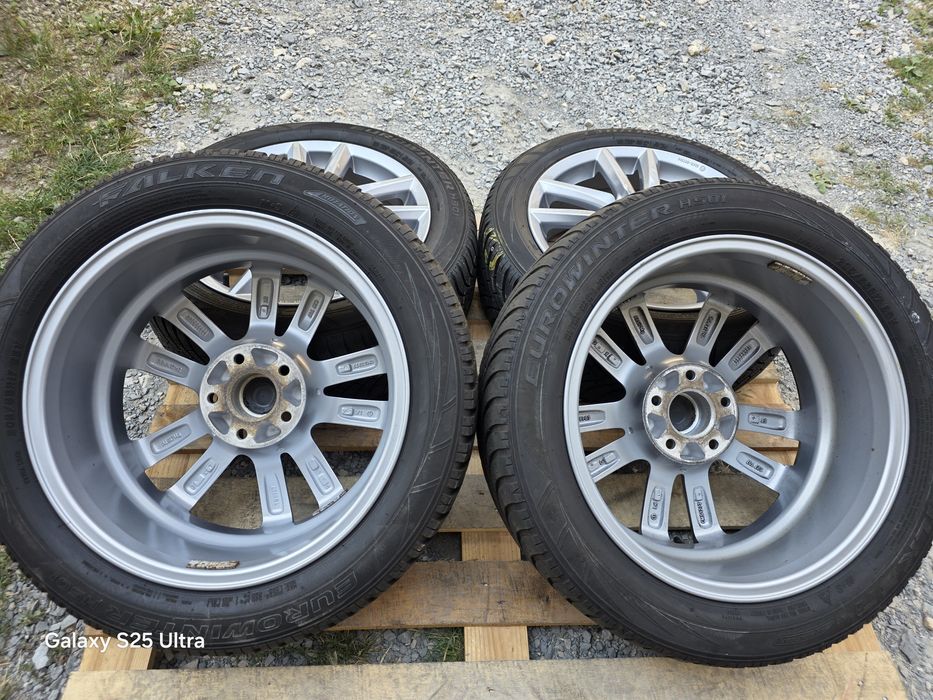 Лети джанти 17ки 5х114.3 CMS + зимни гуми 205/55/17 Falken