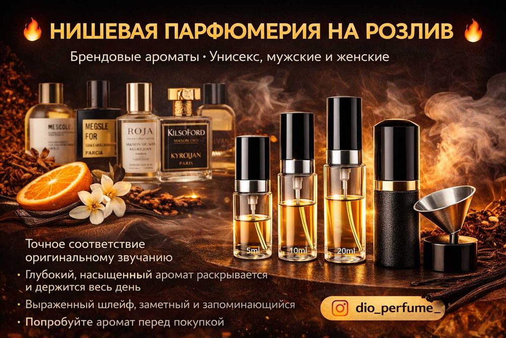Нишевая парфюмерия на розлив