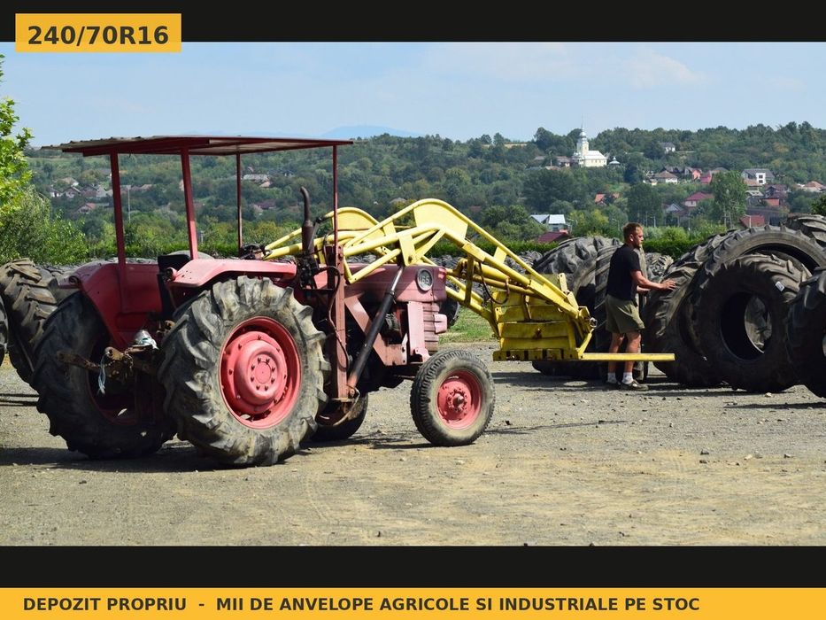Anvelope Cauciucuri 240/70R16 240/70 R16 240/70-16 2407016 Vredestein Tractor Punte Fata Utilaje Agricole SH Second Hand GARANTIE Garantie 1 An