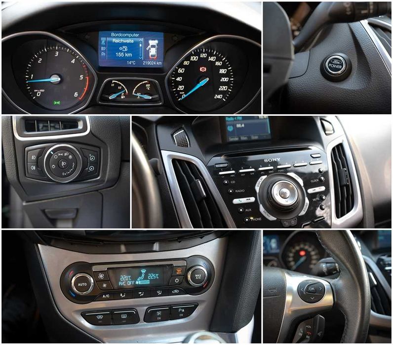 Rate de la 130euro/Luna. Ford Focus Sedan 2.0TDCi 140cp E5 TITANIUM cu Garantie 3 Ani si KmReali Import Germania