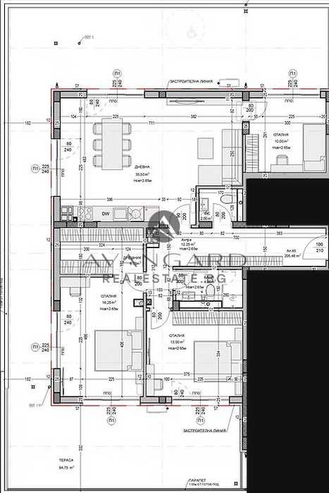 Продава се Четиристаен апартамент в Пловдив, Остромила - 224 кв.м за 1250 €/кв.м - Снимка #6