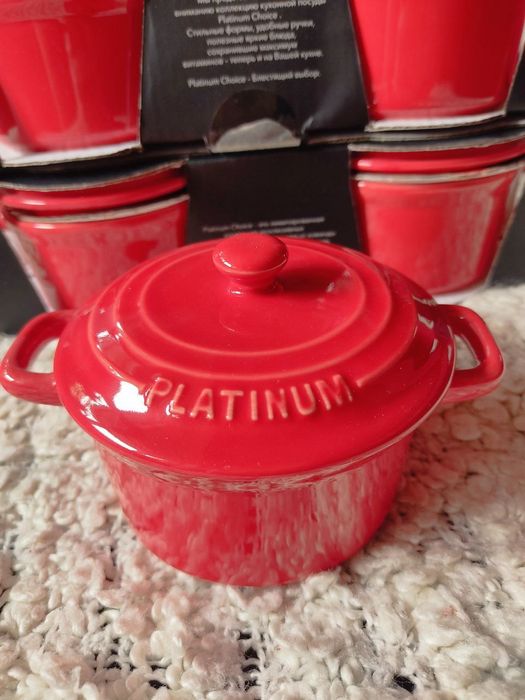 Фарфоровые горшочки для жульена и мяса в горшочках