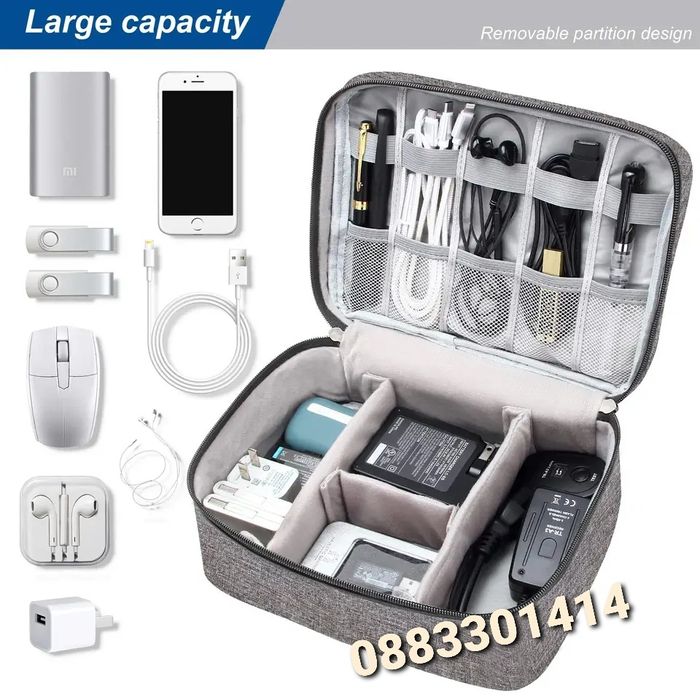 Водоустойчива чанта за електронни аксесоари и др.