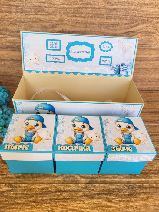 Кутия за бебешки съкровища.