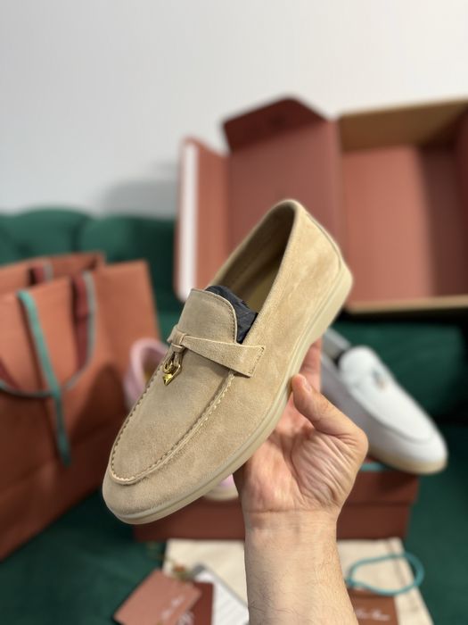 Mocasini Loro Piana piele naturala 100% Full Box colectie noua