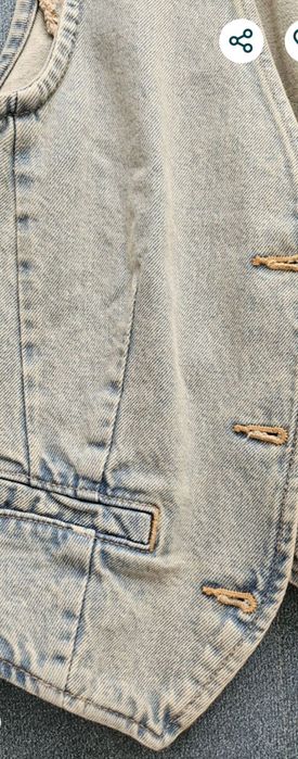Vesta denim pentru dama