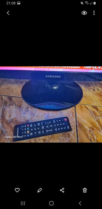 Led tv Samsung  diag 61cm full hd telecomanda originala impecabil