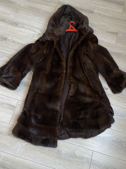 Норковая шуба б/у