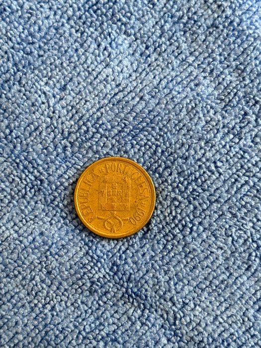 Монета 10 Ескудo 1990 Португалия Portuguesa “10 Eskudo”