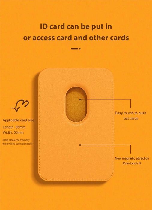  Apple Кожен портфейл Wallet с Magsafe за iPhone 17/16/15/14/13/12