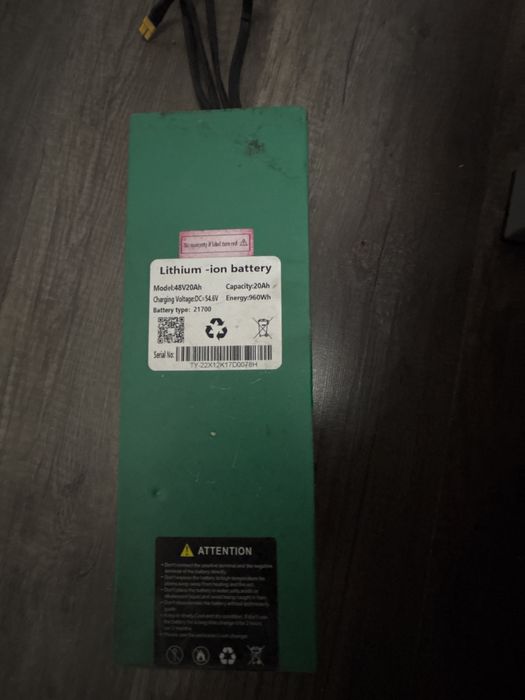 Baterie 48v 20ah merge si pe  kukirin si pe multe alte modele
