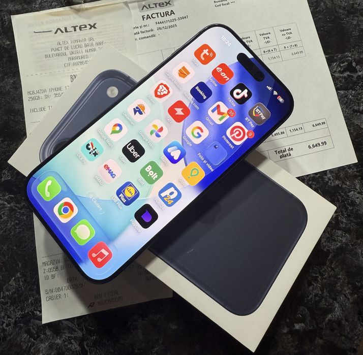 Iphone 17 pro 256 GB factura/gatanție