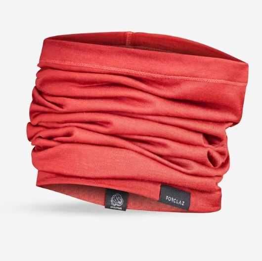 Бандана шал тип бъф от мериносова вълна - наличен в 3 цвята