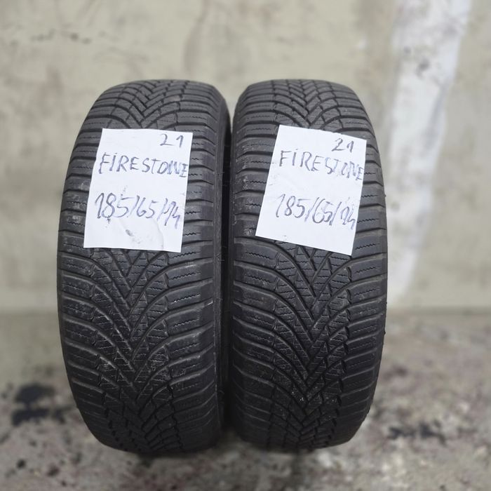 2×185/65/14 M+S FIRESTONE 2021.Stare excelent