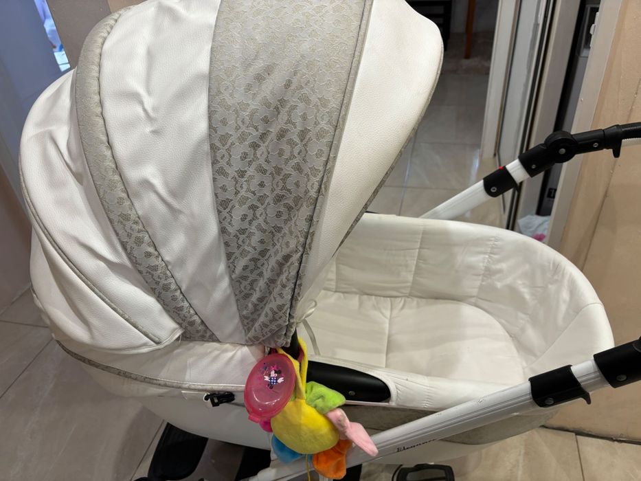 Детска Кожена Количка 3в1