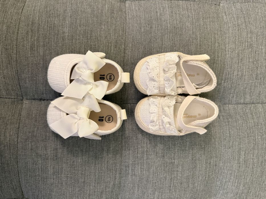 Бебешки обувчици  за момиче Mayoral и NB номер 16