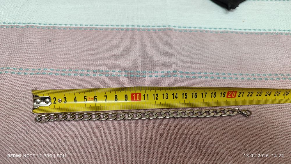 Браслет из медицинской нержавеющей стали. Панцирное плетение