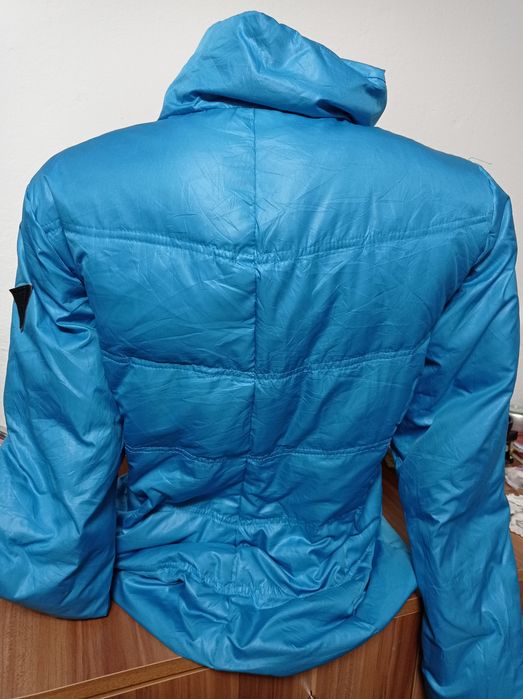 Geacă de fâș albastră Guess