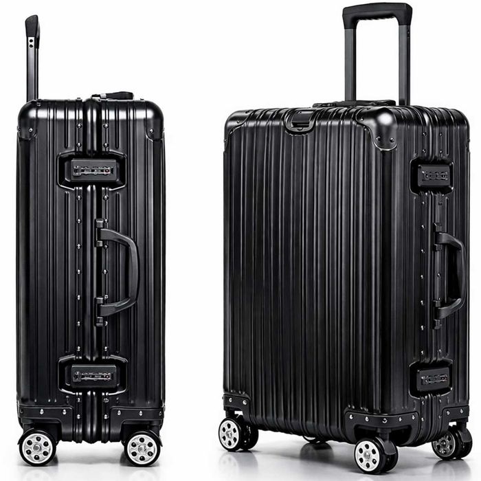 Troler de mana|cala negru 54x36x24|75x50x29cm,suport pahar si port USB