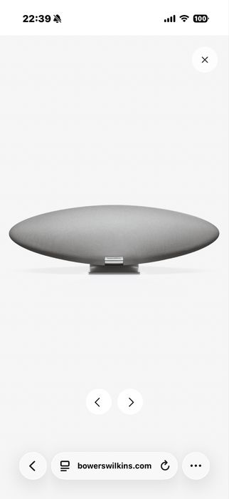 Boxa Bowers& Eilkins Zeppelin Pro, Solar Gold