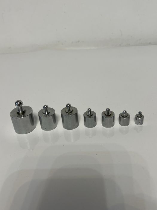Set 7 bucati Greutati mici cantar din inox