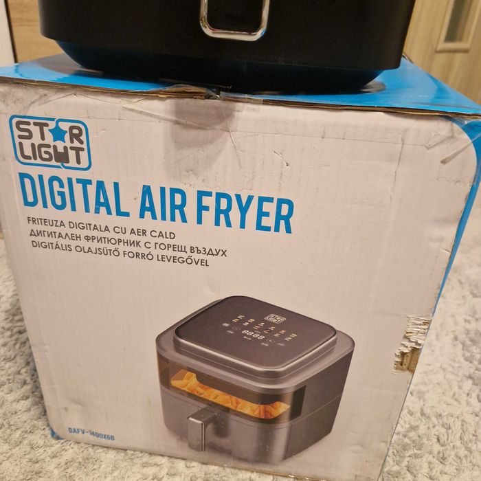Airfryer [Friteuza cu aer cald) Star-Light DAFV-1400X6, 1400 W, 6 l, 12 Programe