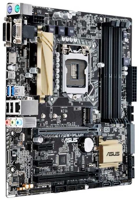 Дъно Дънна платка Asus Z170M-Plus LGA 1151 DDR4 до 64GB OVERCLOCK