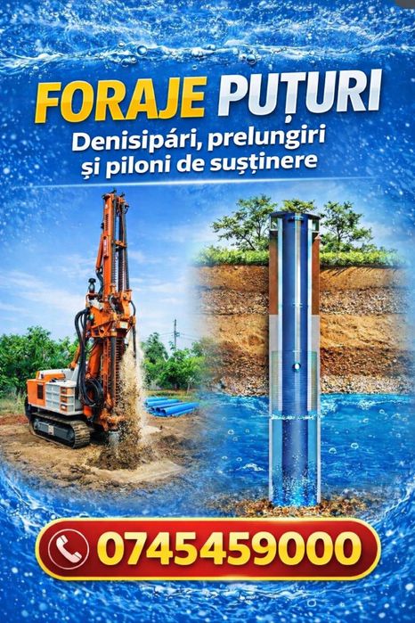 Foraje puturi de apa