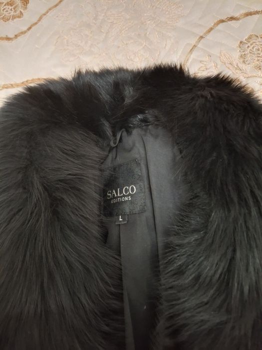 Продам шубу коза с песцом