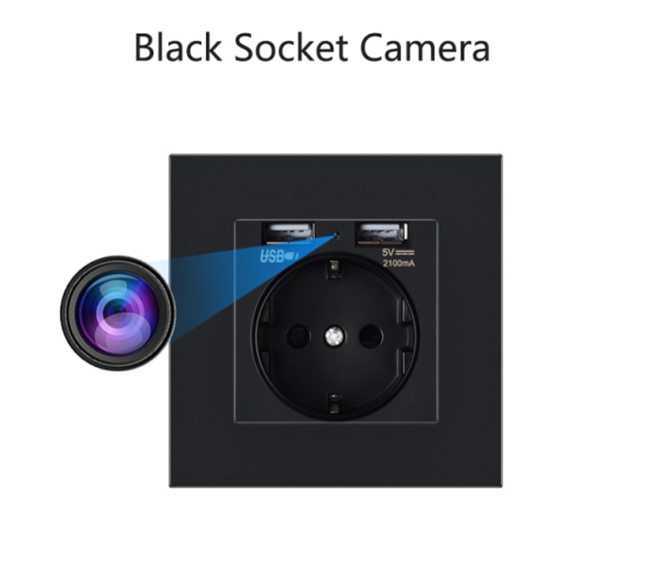 Мини скрита камера в контакт сигурност шпионаж сензор за движение WiFi