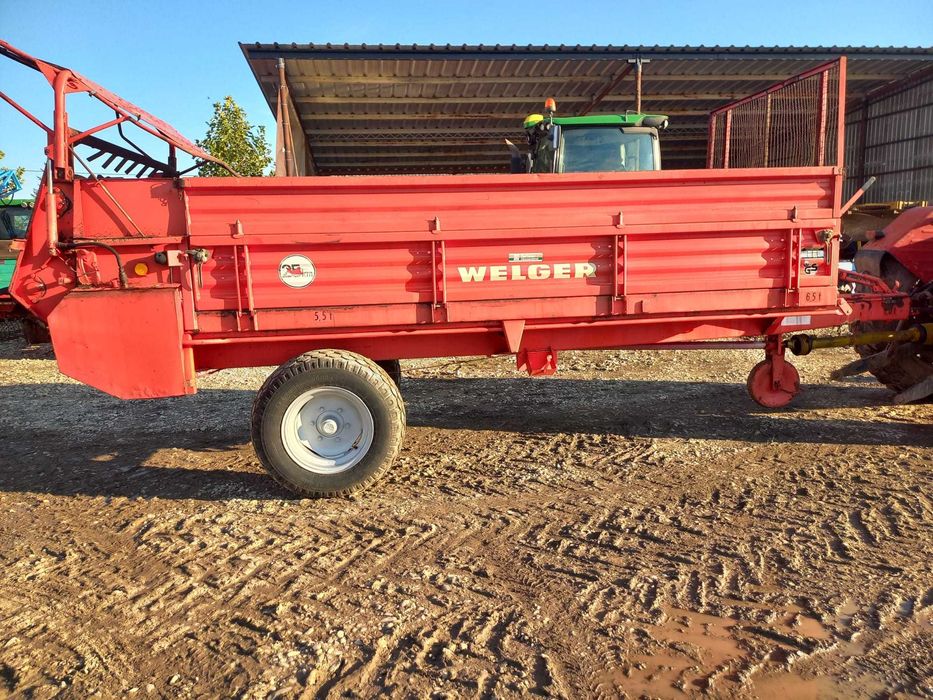 Mig gunoi, remorca de imprastiat gunoi de grajd 4 tone si 6.5 tone