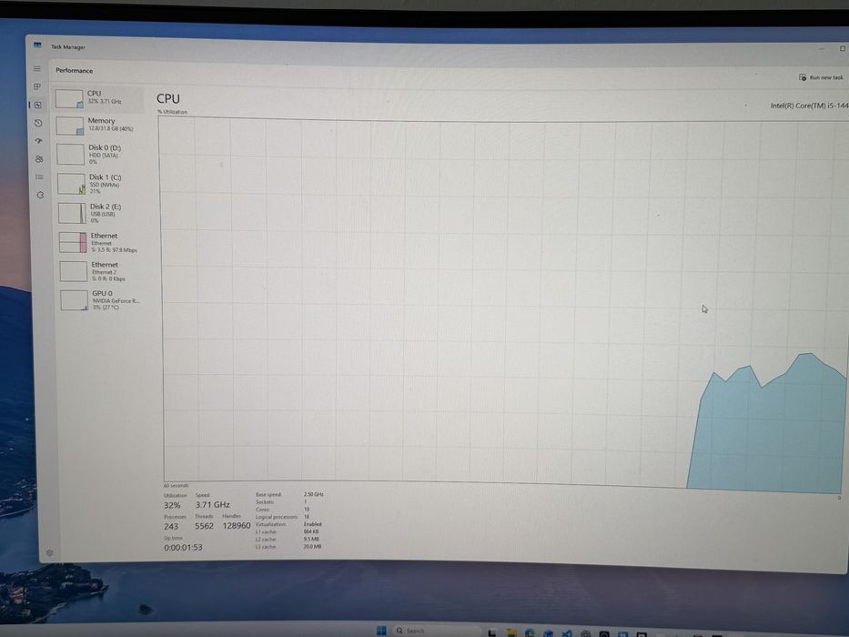 Gaming PC I5 14400F 32Gb RAM RTX 3060Ti