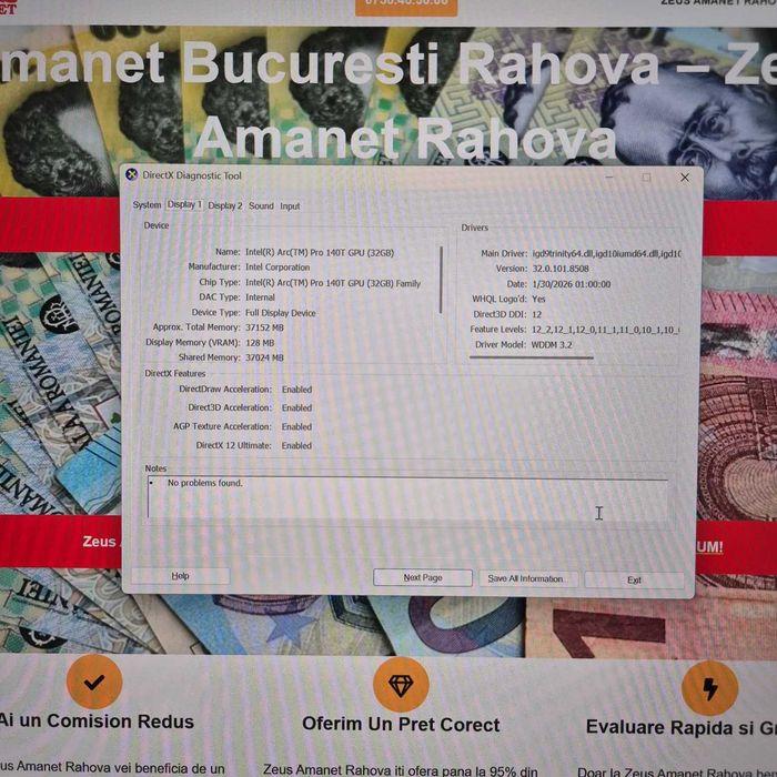 Laptop HP Zbook 16" ZBXG1i16 Ultra 9 285H 64GB/512 NOU Zeus Amanet Rahova 36492